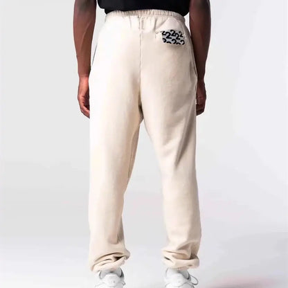 RRR123 24FW Sunshine Wash Brown Flower Grey Loose Drawstring Feet Guard Pants Street King Limited