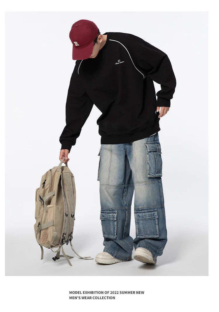2025 Spring Autumn Sweatshirt Men Women Streetwear Fashion Loose Casual Pullover Hoodies Sweatshirts Tops Street King Limited