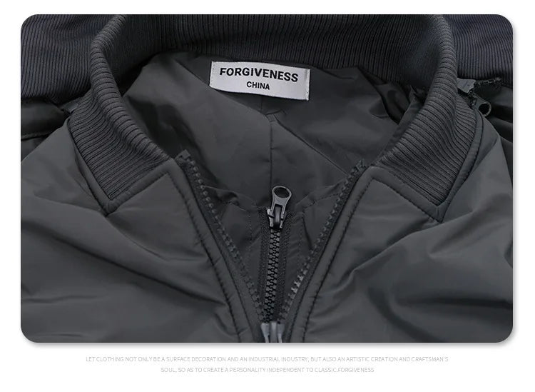 Brand New 2023 Mens Ninja Functional Dual Zipper Parkas Windproof Hooded Jacket Puffers Pockets Outdoor Work Coats Thicken #633 Street King Limited