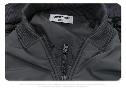 Brand New 2023 Mens Ninja Functional Dual Zipper Parkas Windproof Hooded Jacket Puffers Pockets Outdoor Work Coats Thicken #633 Street King Limited
