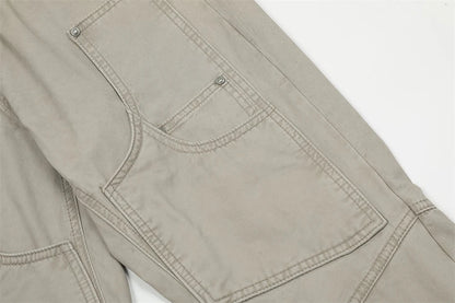 men fashion slim flared jeans irregular patchwork black denim pants male unique jeans style 4265