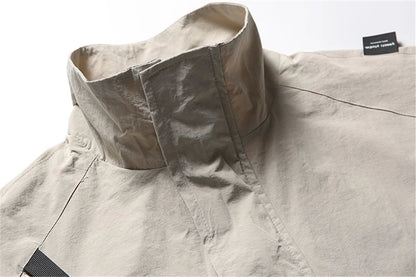 summer men fishing travel photo hiking vest waistcoat outdoor leisure solid color vest khaki black casual sleeveless jacket unique default style 6216