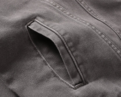 2023 autumn and winter solid color washed gray jeans jackets for men harajuku cleanfit baggy y2k denim coat oversized loose tops unique jeans style 46