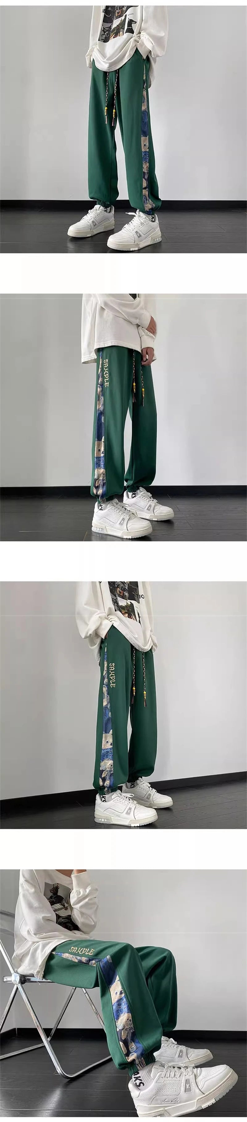 hip hop fashion anime printed sweatpants for men autumn casual corduroy baggy joggers pantalones hombre y2k streetwear trousers 1 unique joggers style 186
