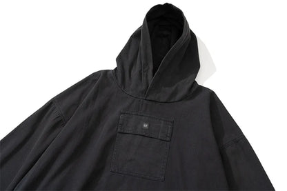 Autumn And Winter KANYE High Street YZY Pure Cotton Loose Men's And Women's Large Charge Shirts Street King Limited