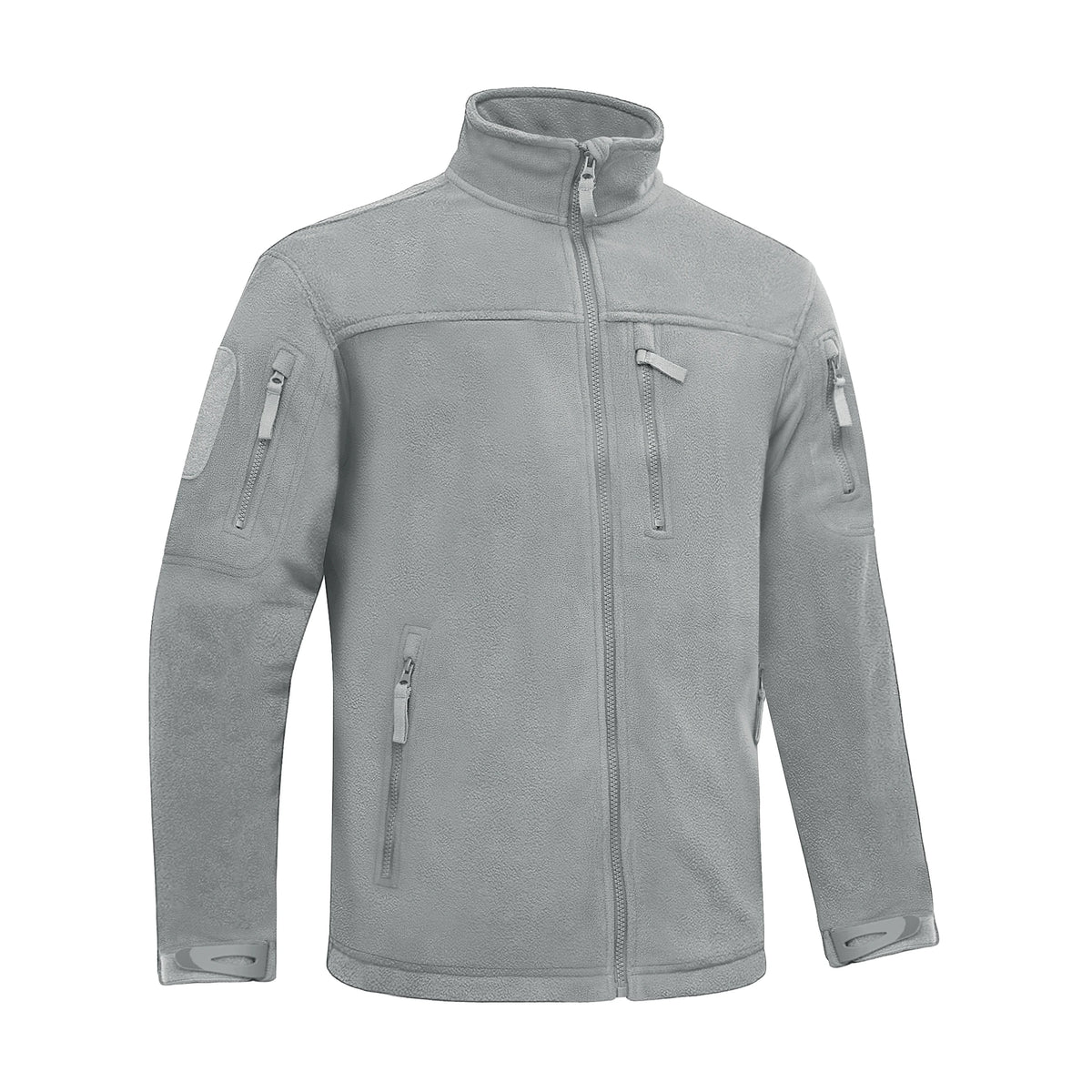 winter fleece jacket mens zipper pockets work jacket thermal warm full zip fishing hiking coats outwear man windbreaker unique default style 4420
