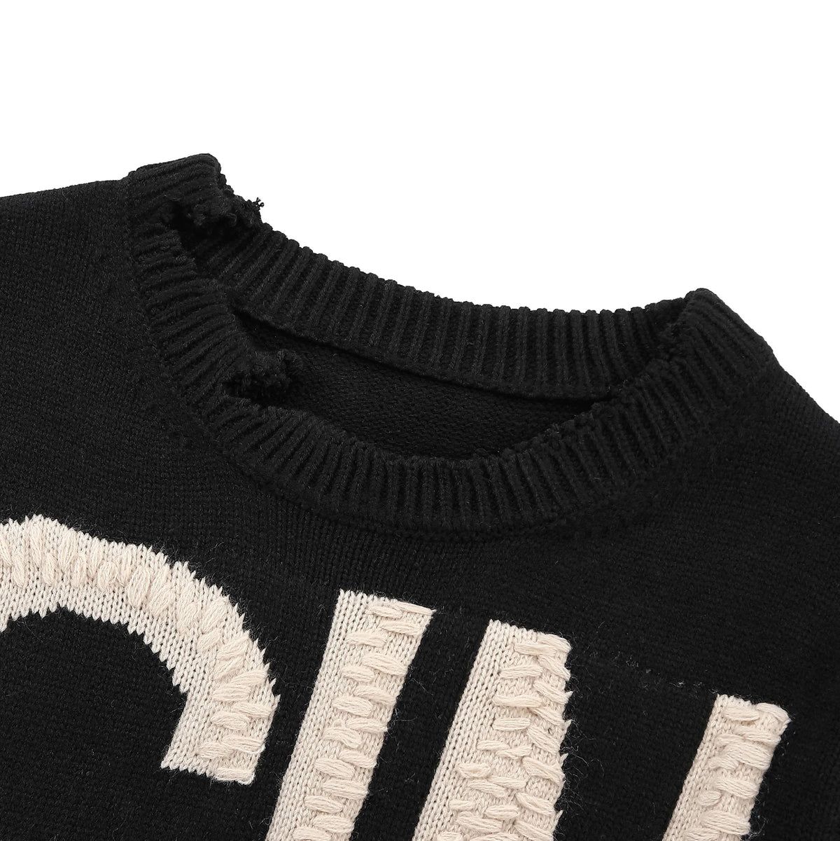 New 2023 Men Luxury Sin Youth Black Gentleman Classic Hole Cotton Knit Casual Sweaters Pullover US Size S M L High Drake #630 Street King Limited