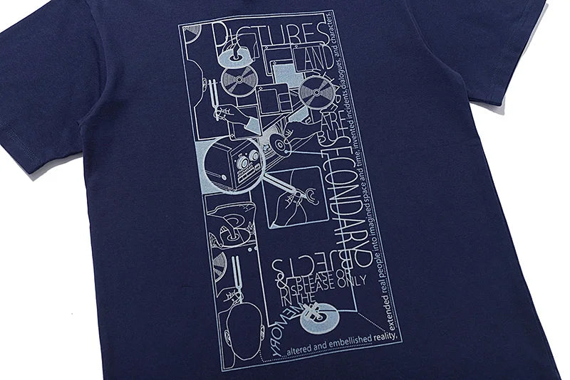 High Quality CAVEMPT Tops Tee Phantom Letter Printing Classic All-match Men Woman Loose O-Neck Summer C.E T Shirt Street King Limited