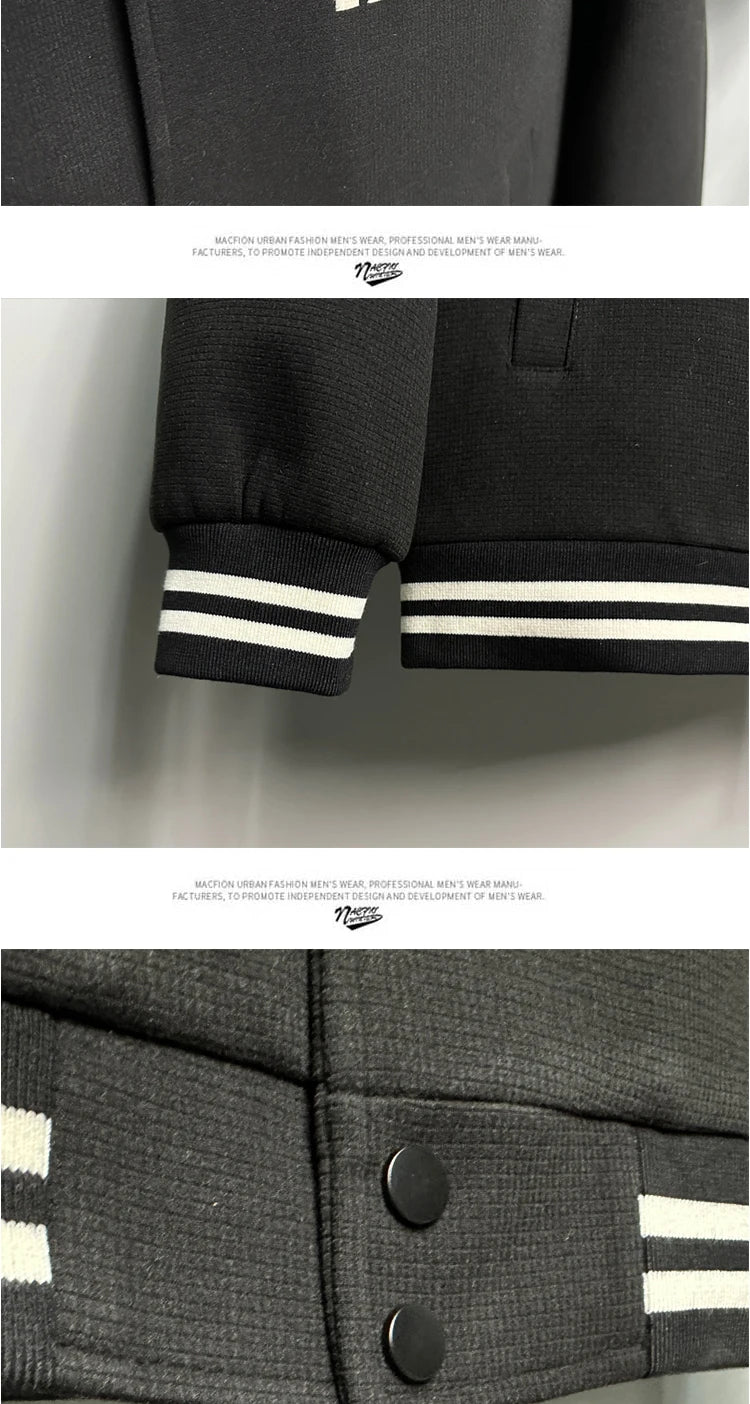 men thicken quilted baseball jacket women streetwear fashion hip hop loose casual padded cotton parkas coat unisex outerwear unique default style 1415