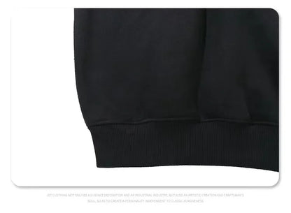 Three-dimensional foam splicing color hoodie plus fleece hoodie men and women Street King Limited