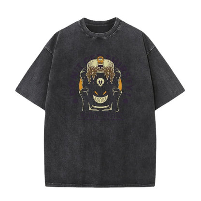 270g Heavyweight American Washed And Distressed Trendy Brand Loose Short-Sleeved T-Shirt For Men In Summer New Street Cotton Street King Limited