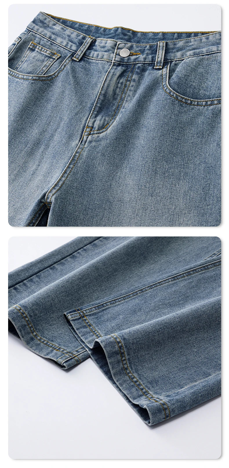 men wide leg straight streetwear fashion loose casual vintage denim baggy jeans pants women y2k jeans trousers unique jeans style 1747