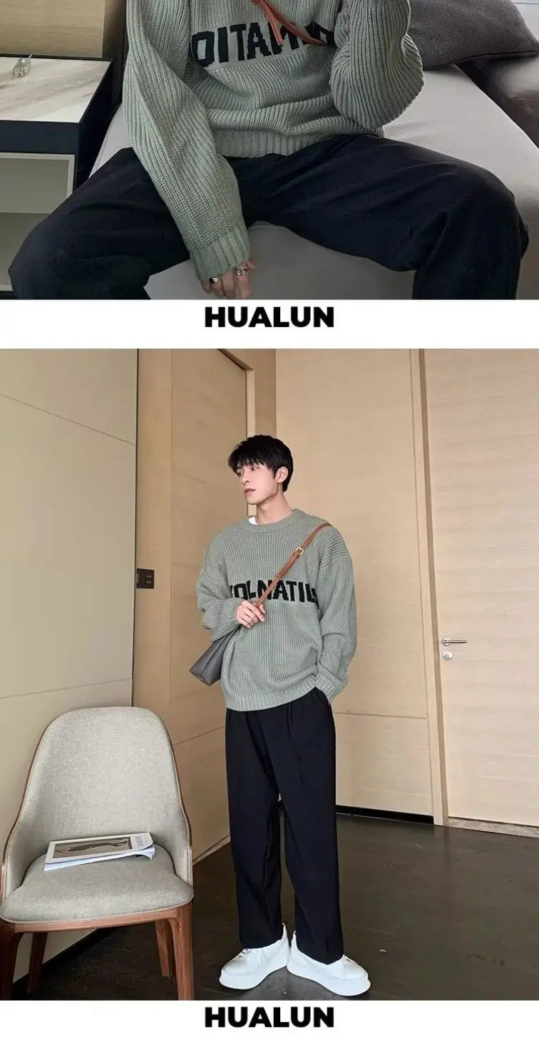 Korean Basic Ins Solid Color Stand-up Collar Vest for Men Autumn and Winter Thickened Versatile Y2K Warm Sleeveless Jacket Street King Limited
