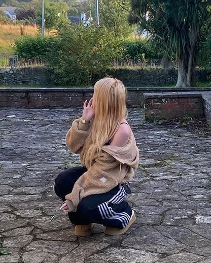 harajuku y2k baggy jeans high quality embroidered striped sweatpants baggy jeans women streetwear casual wide leg denim pants urban active pants