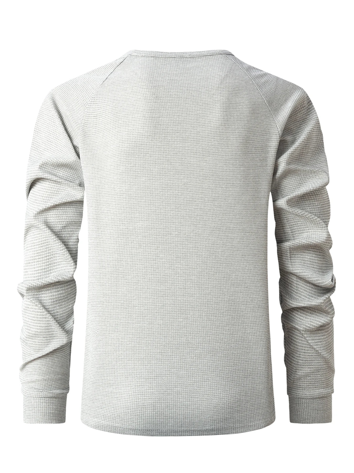 Streetwear New Vintage Waffle Mens Henry Shirt With Button Down Crew Neck And Lon 2024 New Vintage Waffle Mens Henry Shirt With Button Down Crew Neck And Long Sleeves Fashion Sweater Jacket With Graphic Design For Men