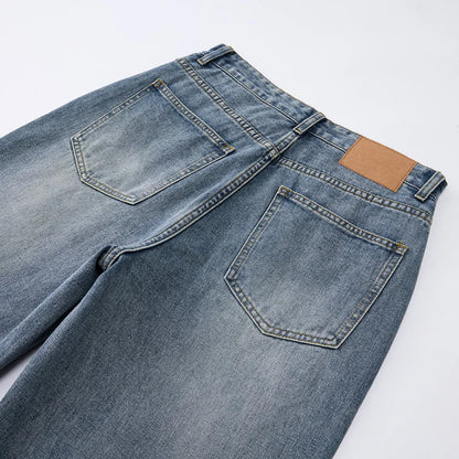 men wide leg straight streetwear fashion loose casual vintage denim baggy jeans pants women y2k jeans trousers unique jeans style 1742
