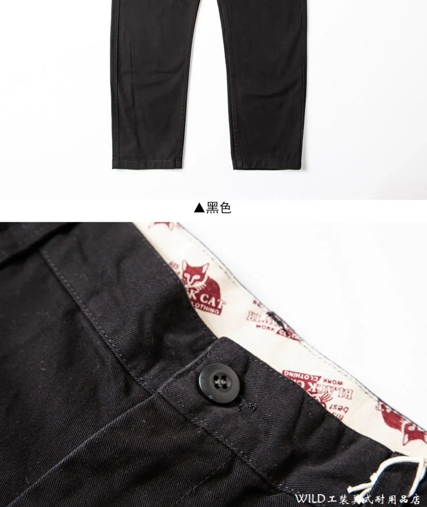 autumn winter heavyweight pure cotton thick american retro workwear khaki pants business casual mens basic solid color pants unique default style 1047