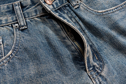 Y2k High Street Washed Blue Baggy Jeans for Men Straight Ropa Hombre Wide Leg Casual Denim Trousers Oversize Loose Cargo Pants Street King Limited