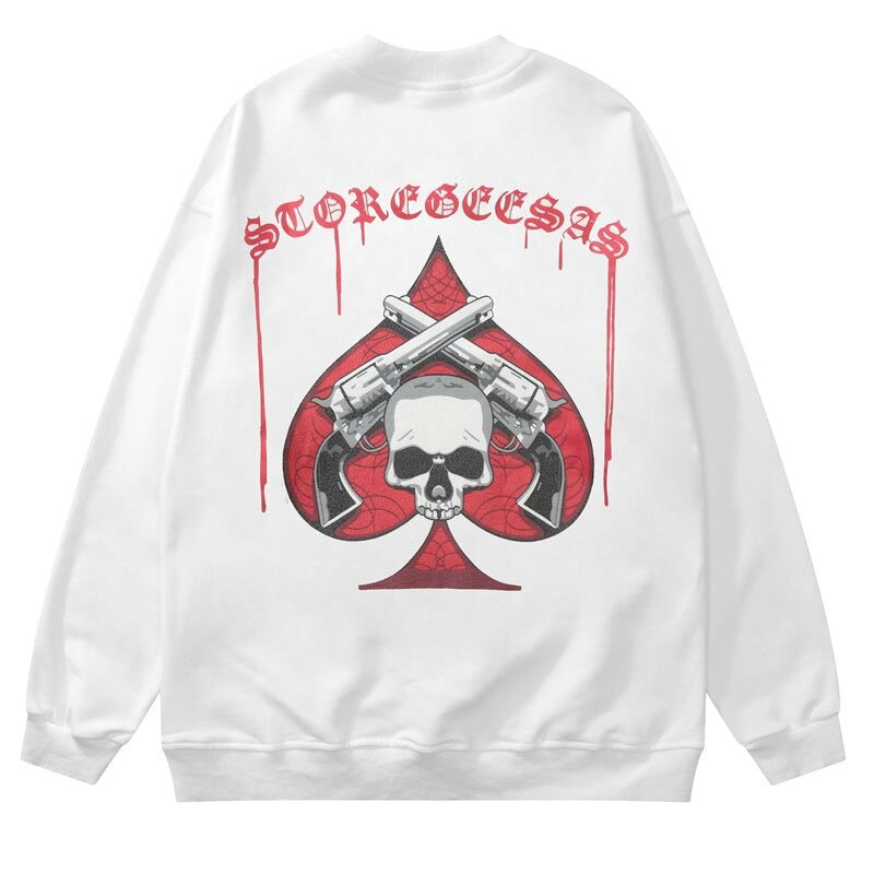 "Twin Target" Unisex Men Women Streetwear Graphic Sweatshirt Daulet Apparel