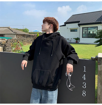 Sadcore Washed Oversized Hoodie Street Style Staple