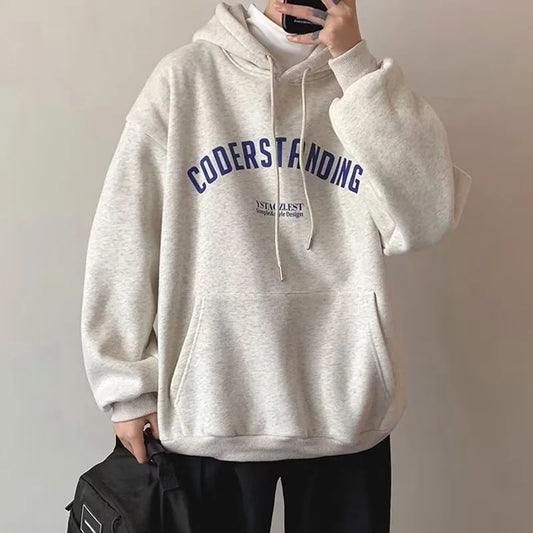 Autumn Men's Letter Design Printed Pullovers Hoodies Y2K Vintage Streetwear Hoody Sweatshirts Casual Fleece Oversize Hoodie Street King Limited