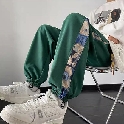 hip hop fashion anime printed sweatpants for men autumn casual corduroy baggy joggers pantalones hombre y2k streetwear trousers 1 streetwear sweatpants