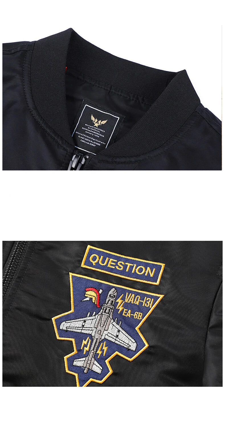 mens spring and autumn thin army green black yellow motorcycle pilot baseball uniform sports jacket mens hip hop style jacket unique default style 1481