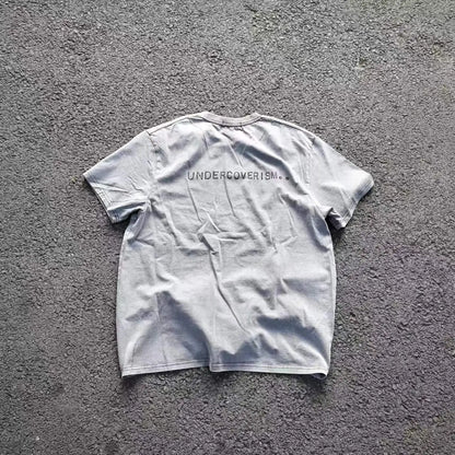 High New Novelty Men Undercover Captions T Shirts kanye T-Shirt Hip Hop Skateboard Street Cotton T-Shirts Tee Top Top #U7 Street King Limited