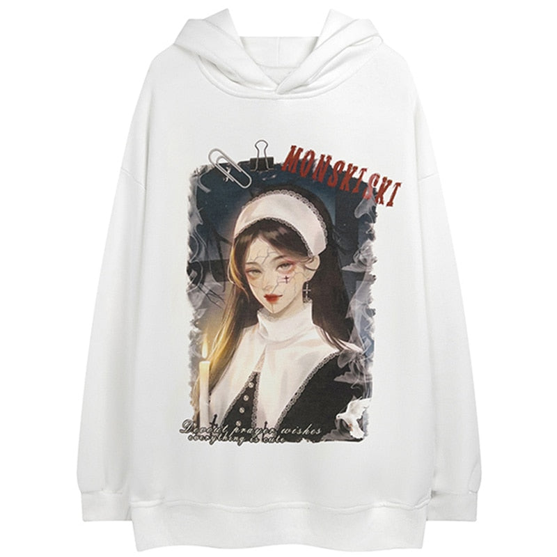 "Beauty Queen" Unisex Men Women Streetwear Graphic Hoodie Daulet Apparel