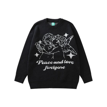 "Twin Made" Unisex Men Women Streetwear Graphic Sweater Daulet Apparel