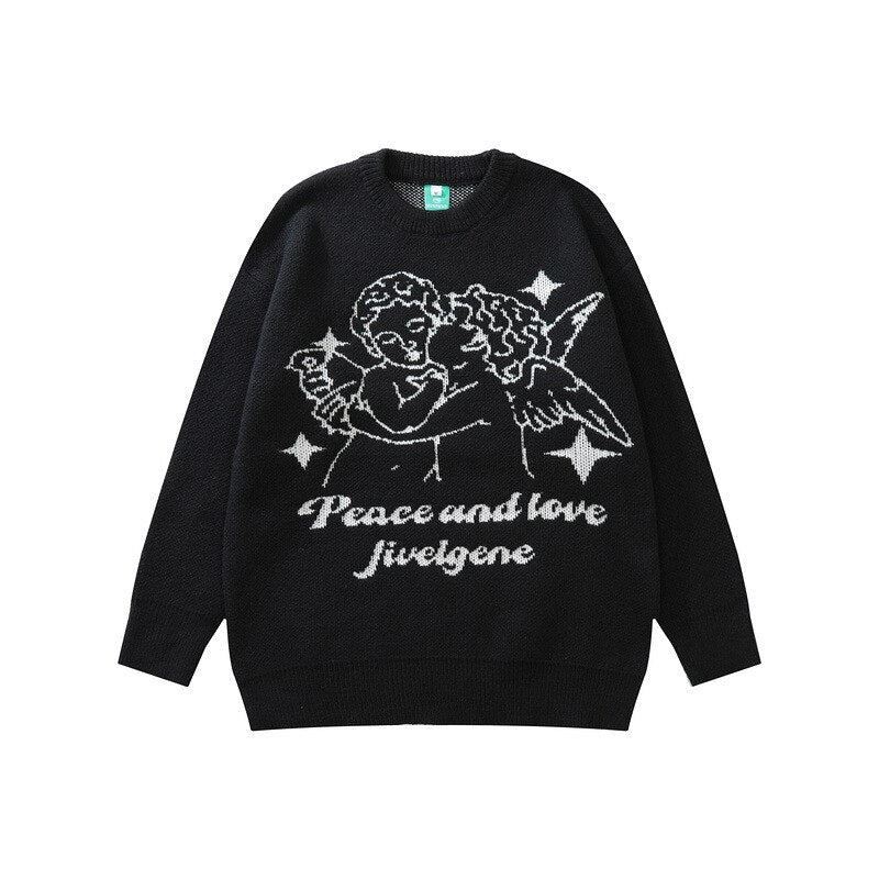 "Twin Made" Unisex Men Women Streetwear Graphic Sweater Daulet Apparel