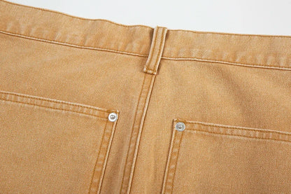 high street spliced speckled ink micro flare pants for men and women patchwork baggy jeans ropa hombre casual denim trousers 2 unique jeans style 1134