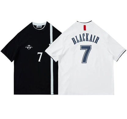 Summer American retro high street niche tops trendy brand ins fashion design oversize couple short-sleeved T-shirt y2k tops emo Street King Limited