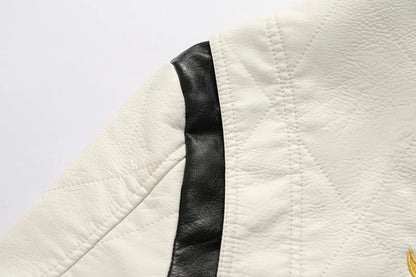 Autumn Winter Bomber Leather Jacket Men Scorpion Embroidery Hooded Jacket PU Leather Motorcycle Mens Ryan Gosling Drive Jacket Street King Limited