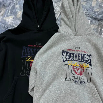 Printed fleece hoodie Street King Limited