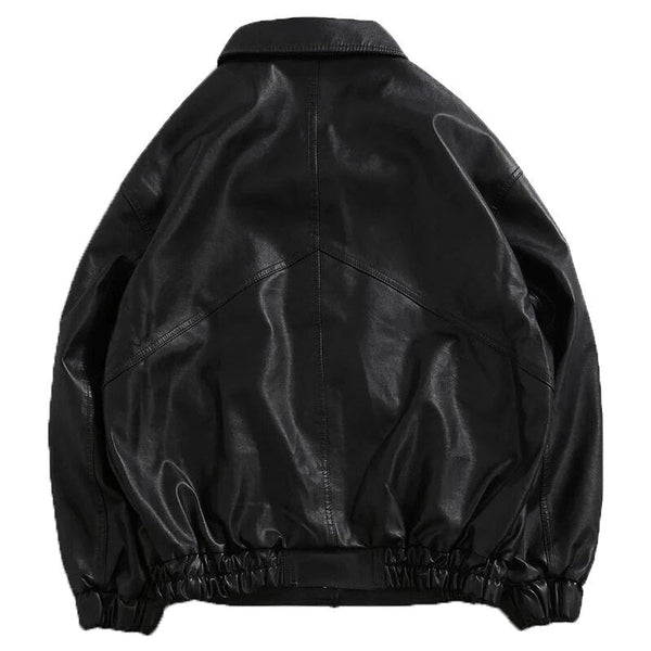 "Dark Magic" Unisex Men Women Streetwear Leather Jacket Daulet Apparel