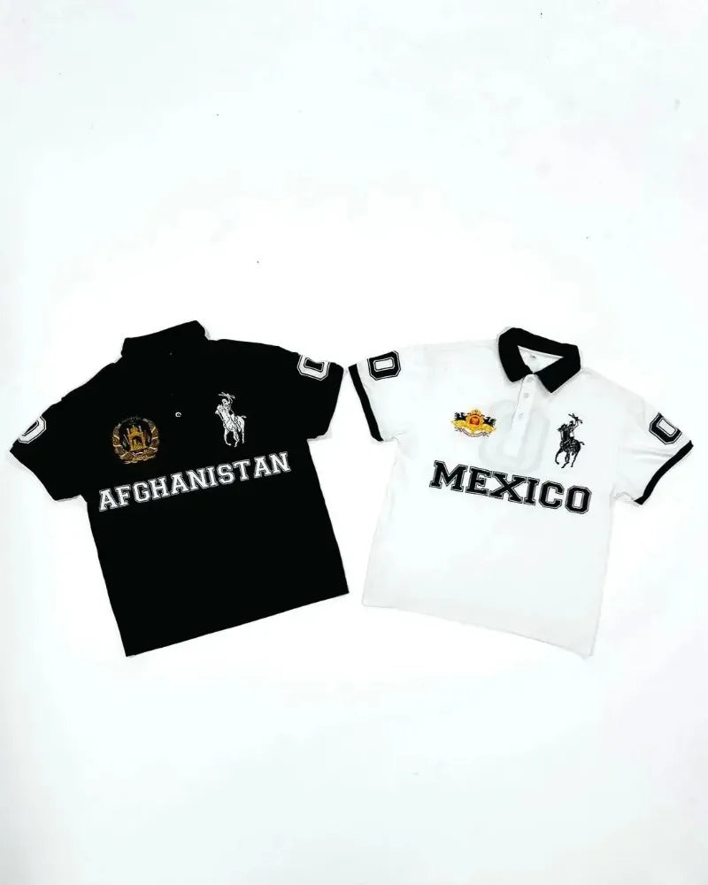 Streetwear American Street Hip Hop Fashion Letter Printed Lapel Short Sleeved Y2K 2024 American Street Hip Hop Fashion Letter Printed Lapel Short Sleeved Y2K Rock Punk Retro Casual Loose Polo Shirt Tops Men Fashion Sweater Jacket With Graphic Design For Men
