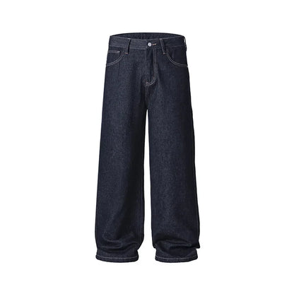 classic primary color jeans mens loose casual straight cleanfit fashion denim jeans pants man streetwear jeans trousers unique jeans style 1873