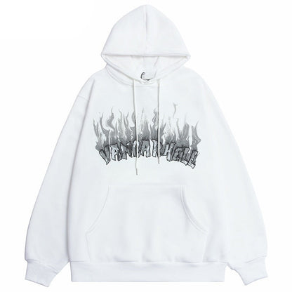 "Blue Smoke" Unisex Men Women Streetwear Graphic Hoodie Daulet Apparel