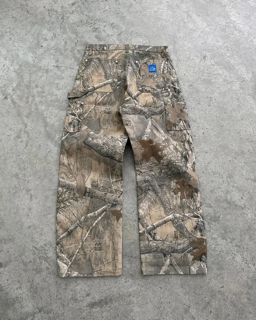 harajuku hunting camo hoodies y2k camouflage sweatpants two piece set streetwear oversized sweatshirts tracksuit men clothing urban active pants
