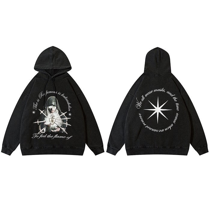 "The Chosen One" Unisex Men Women Streetwear Graphic Hoodie Daulet Apparel