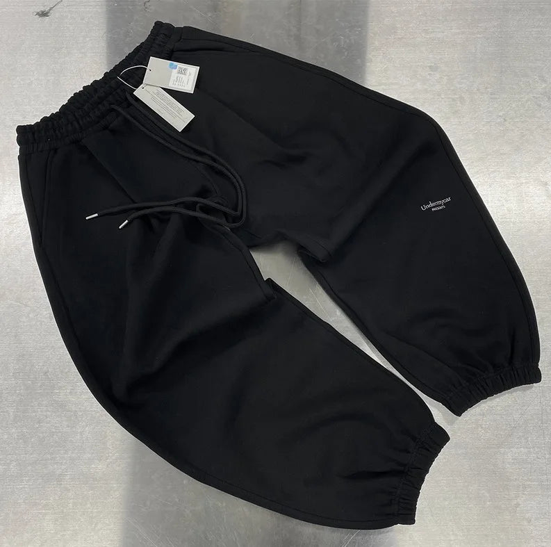 new luxury men 2024 cotton undermycar embroidered comfortable cotton parkour sweat casual pants tactical function cargo 766 multi-pocket cargos