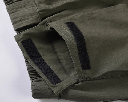Harajuku Multi-pockets Straight Flare Pants Mens High Street Elastic Waist Solid Loose Casual Cargo Pants Hip Hop Baggy Trousers Street King Limited