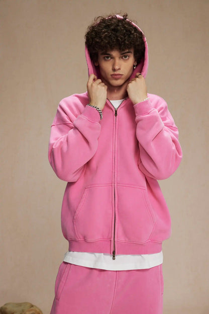 Batik fleece zippered hoodie Street King Limited