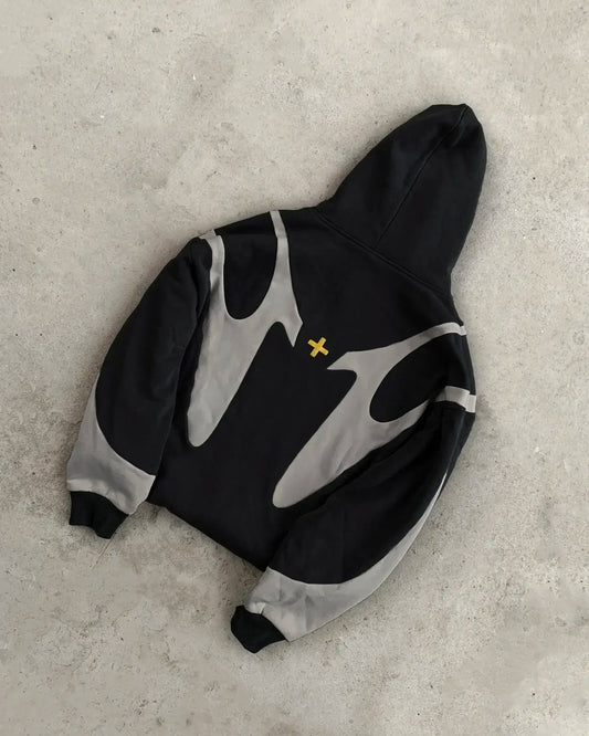 Harajuku Autumn and winter high quality men fashionable warm hoodie Y2k high street couple loose sweatshirt zipper hoodie Street King Limited
