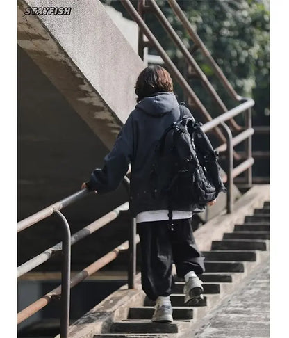 Men Women Winter Fleece Hoodies Korean Style Half Zipper Harajuku Hip Hop Hooded Sweatshirt Street Oversized Couple Pullovers Street King Limited