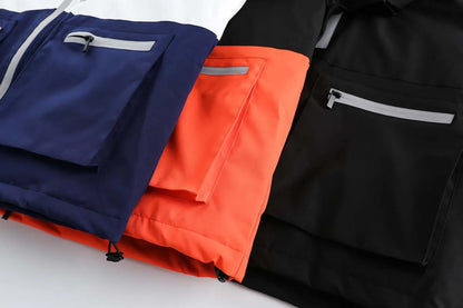Men's Down Jackets 2023 Winter Outdoor Functional 90% White Duck Down Jacket Warm Cargo Coat Thick Outwear Hip Hop Streetwear Street King Limited