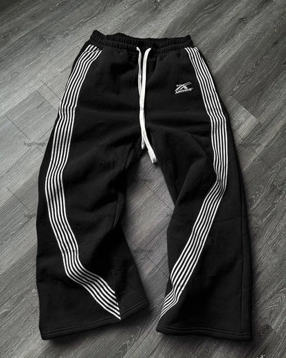 2024Colorful Street Hip-Hop SweatpantsY2KHarajuku Retro Wide Leg Pants Men American Oversized Fashion Loose and Versatile Casual Street King Limited