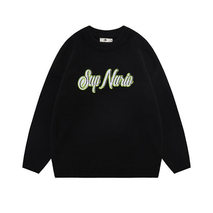 "Ground Up" Unisex Men Women Streetwear Graphic Sweater Daulet Apparel