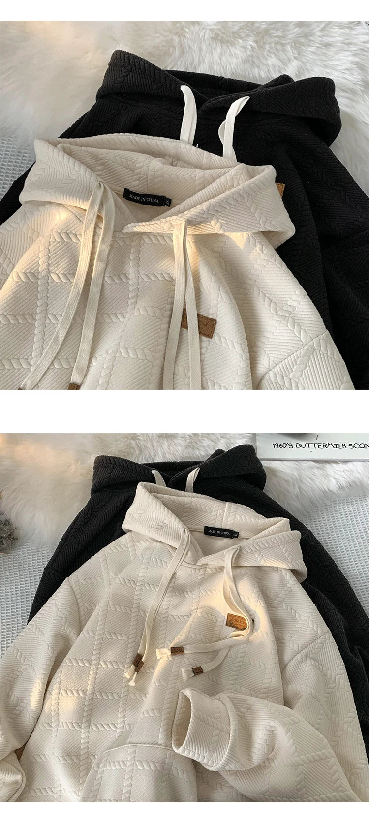 Korean Solid Color Hoodie Men's Autumn Loose Hooded Sweatshirt Fashion Brand Hoodies Harajuku Male Pullovers Street King Limited